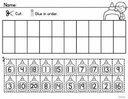 Numbers 1 20 Math Centers And Worksheets Counting Kindergarten Math Math Numbers Numbers Preschool