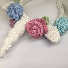 Unicorn Headband Krose Serbest Orgu Krose Sapka