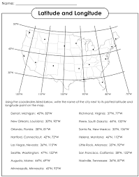 Longitude and latitude latitude and longitude longitude and latitude geography time zones lines of latitude and after completing the longitude and latitude worksheets, link your teaching to these geography topics with these the only issue i had was with the answers section for locating cities. Le Site Du College De Kani Keli Feuilles D Exercices Worksheets Social Studies Worksheets Geography Lessons 6th Grade Social Studies