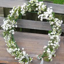 Gypsophila Wax Crown Floral Crown Wax Flowers Floral Wreath