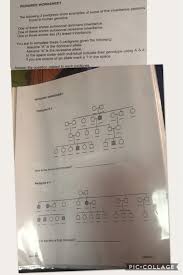If it is darkened he has hemophilia; Solved Pedigree Worksheet The Following 3 Pedigrees Show Chegg Com