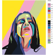 Happier than ever | album out july 30. Krasochnaya Billi Ajlish Pop Art 100h125 Raskraska Kartina Po Nomeram Na Holste Pa222 100x125 Kupit V Moskve I Spb