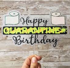 Download this premium vector about happy birthday in quarantine, and discover more than 13 million professional graphic resources on freepik. Pin On Cake Toppers