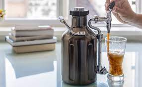 Open frame kitchen cabinets can look more modern or more traditional, depending on the design of the kitchen and the hardware of the cabinets. Amazon Com Growlerwerks Ukeg Nitro Cold Brew Coffee Maker 50 Oz Black Chrome Kitchen Dining