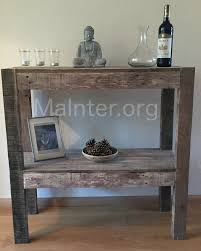 Pallet Side Table Pallet Side Table Wood Table Diy Wood Table Design