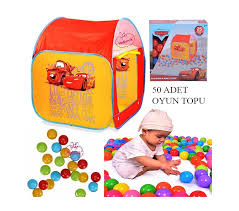 Cadir Disney Cars 3 Mater Simsek Mcqueen Pop Up Cadir Erkek Cocuk Oyun Cadiri Oyun Evi 50 Adet Havuz Topu Hediye