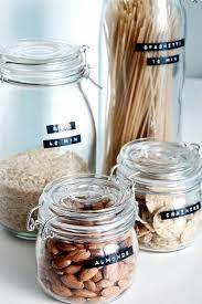 Product titlecolored glass apothecary jars with lids, decorative. Bulk Goods Package Free Ikea Jars Kitchen Jars Zero Waste Kitchen