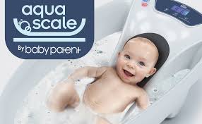 This clever baby bath allows you to check your baby's weight and keep an eye on the temperature of the water while you're washing them. Amazon Com Aquascale 3 In 1 Digital Scale Water Thermometer And Infant Tub White V3 Baby