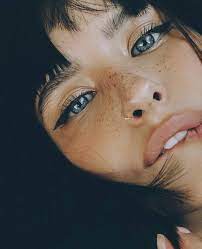 Maybe you would like to learn more about one of these? Black Hair Blue Eyes And Beautiful Image 6494775 On Favim Com