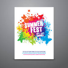 Summer Festival Poster Design Template Vector Poster Template Free Festival Posters Event Poster Design