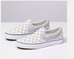 Black And Grey Checkered Slip On Vans Vans Slip On Size 7 5 Any Simple Color Like White Black Grey Navy Checkered Or Cool Design Somethi Minimalist Shoes Shop Womens Shoes Leather Shoes Woman
