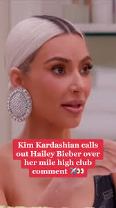 Kim Kardashian got offended for a split second over Hailey Bieber's in...