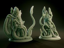 Cthulhu Lovecraftian Bestiary 3d Printable Models By Brayan Nafarrate Kickstarter In 2020 Dnd Miniatures Dragon Miniatures Lovecraftian