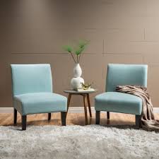 Yokota 22 5 Slipper Chair Blue Accent Chairs Accent Chair Set Fabric Accent Chair