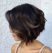20 bob haarschnitte fur dickes haar bob layered wavy inverted short hair with layers choppy bob hairstyles wavy bob hairstyles