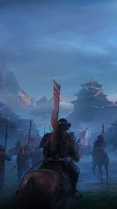 320x480 iphone 4, iphone 4s: 326440 Samurai Army Japanese Castle 4k Phone Hd Wallpapers Images Backgrounds Photos And Pictures Mocah Hd Wallpapers