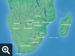 The zambezi a river worth saving. Jungle Maps Map Of Africa Zambezi River