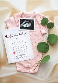Pin On Pregnancy Announcement Pregnancy Reveal Due Date Calendar