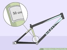 3 Ways To Measure A Bicycle Frame Size Wikihow