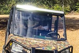 2014 Polaris Ranger Crew Hunting Atv Camo 50 Inch Light Bar On