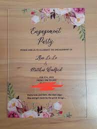 Online Shop 50pcs Popular Elegant Wedding Invitation Card Flower Design Clear Acylic Invitations With Flower Envelop Personal Invitaciones Boda Invitaciones Xv