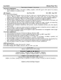 Event Planner Resume Example