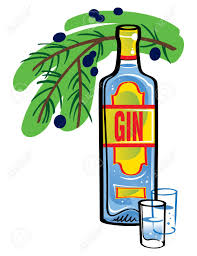 Download Bottle Of Gin With Juniper Branch Royalty Free Cliparts Vectors And Stock Illustration Image 6466676 PSD Mockup Templates