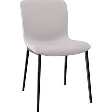 Calligaris Annie Leather Dining Chair With Metal Legs Cs1852 Lh