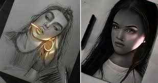 We did not find results for: Artist Enrique Bernal Creates Stunning Pencil Drawings That Look Like They Have Fluorescent Lights Pencil Drawings Drawings Artist