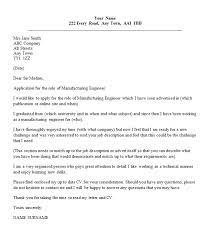 Cover Letter Sample For Fresh Graduate Industrial Engineer March 2021