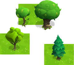 Unusual Vector Trees 2 By Pavel Pro Via Behance Vector Trees Game Concept Art Cartoon Trees