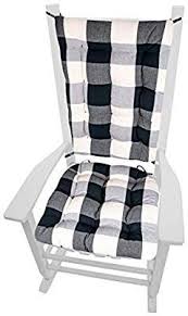 Black And White Buffalo Check Chair Pads Pin On Porch