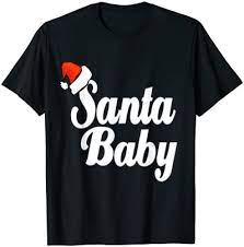 Amazon Com Santa Baby Trendy Christmas T Shirt Clothing Shoes Jewelry