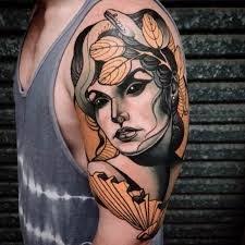 Resultado De Imagem Para Neo Traditional Tattoo Woman Tatuagem Neo Tatuagens Tattoo Religiosas