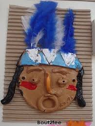 Grand Chef Indien Thema Knutselen Indianen Cowboys