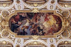 Volta della cappella sistina), painted by michelangelo between 1508 and 1512, is a cornerstone work of high renaissance art.the ceiling is that of the sistine chapel, the large papal chapel built within the vatican between 1477 and 1480 by pope sixtus iv, for whom the chapel is named. Golden Church Ceiling With Painting In Italy Europe Stock Photo Picture And Royalty Free Image Image 3112103