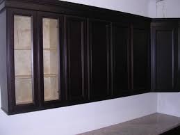 The cabinets come with thick cabinet grade plywood, clear coated on the interior sides and color. Espresso Colored Recessed Panel Kitchen Cabinets