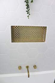 Gold Niche Shower Niche Back To Wall Toilets Shower Over Bath