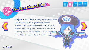 Dec 04, 2018 · this video shows what happens when you don't collect 100 friend hearts before beating the final boss corrupt hyness and the three mage sisters on heroes in a. Everyone T Poses On The Pause Screen And Uc Css Kirby Star Allies Mods