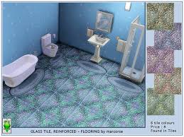 The cost depends on your location, the tile material, your installer, and the size. Glass Tile Reinforced Flooring By Marcorse