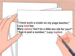 How do you write a dialogue in an essay? How To Punctuate Dialogue 15 Steps With Pictures Wikihow