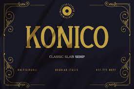 Konico Font by Minimalistartstudio · Creative Fabrica