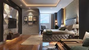 When you imagine modern spaces, do you see minimalist decor, blank walls and clean lines? Bedroom In The Modern Style Design Ideas