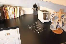 Chalkboard Countertops Countertops Outdoor Kitchen Countertops Decorating On A Budget