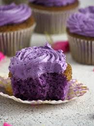 Ube Cupcakes With Ube Swiss Meringue Buttercream Recipe Ube Cupcake Recipe Filipino Desserts Ube Dessert Recipe