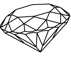Diamond Drawing Drawing Of A Diamond Simple How To Draw Youtube Jpg Diamond Drawing Farm Animal Coloring Pages Shape Coloring Pages