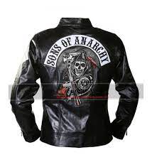 Sons Of Anarchy Biker Jacket With Patches Leather Jacket Patches Leather Jacket Biker Jacket