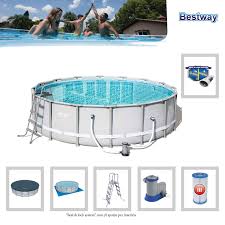Power Steel Frame Pool Set O 488 X 122 Cm Chemoform