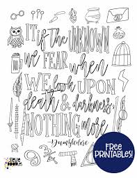 The survivor and his friends fight the terrible voldemort and learn witchcraft at hogwarts these colorings are waiting for you in our gallery to get beautiful colors on them. Dumbledore Quote Harry Potter Quotes Coloring Pages Quotessy