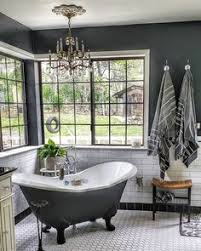 Any tub requires the same basic plumbing: 41 Black White Design Ideas Black And White Design Clawfoot Tub Bath Remodel